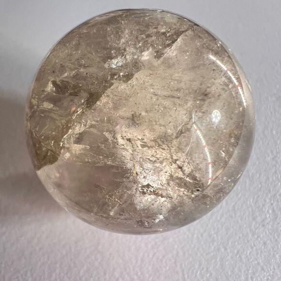 Smoky Quartz Crystal Sphere‎ Marble - Picture 9 of 13